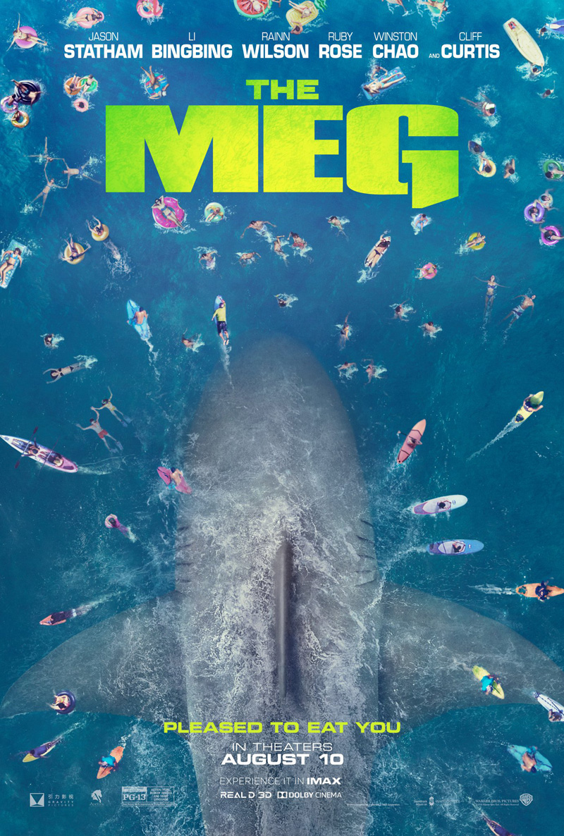 Affiche Et Bande Annonce Pour Le Film De Requin : The Meg – En Eaux ...